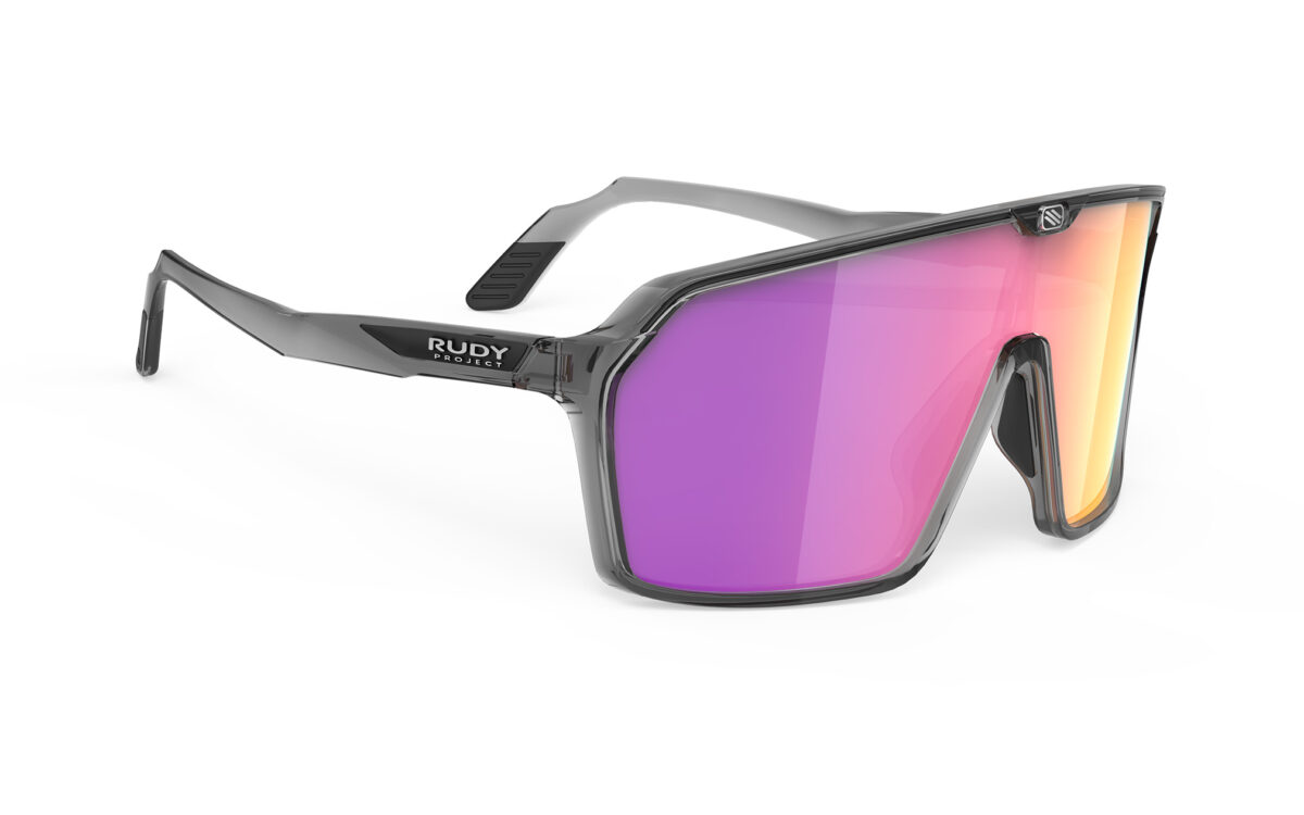 RUDYproject spinshield (ルディプロジェクト スピンシールド) クリスタルアッシュグロスフレーム マルチレーザーサンセットレンズ(SP725233)