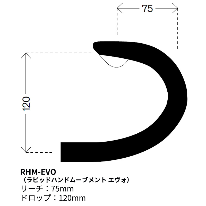 DEDA SUPERZERO RS（デダ スーパーゼロ RS）ハンドル