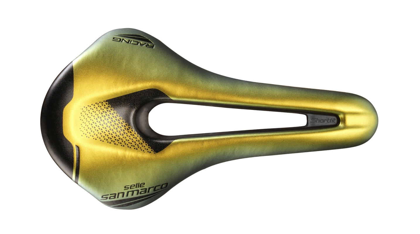 selle SAN MARCO Shortfit 2.0 Racing Iridescent Gold (セラサンマルコ ショートフィット2.0 レーシング イリディセントゴールド)
