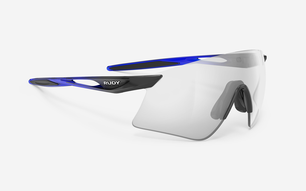 RUDYproject Astral Sphere (ルディプロジェクト アストラルスフィア) ブラック フェード クリスタル ブルーグロスフレーム　インパクトX2 調光レーザーブラックレンズ(SP977842)