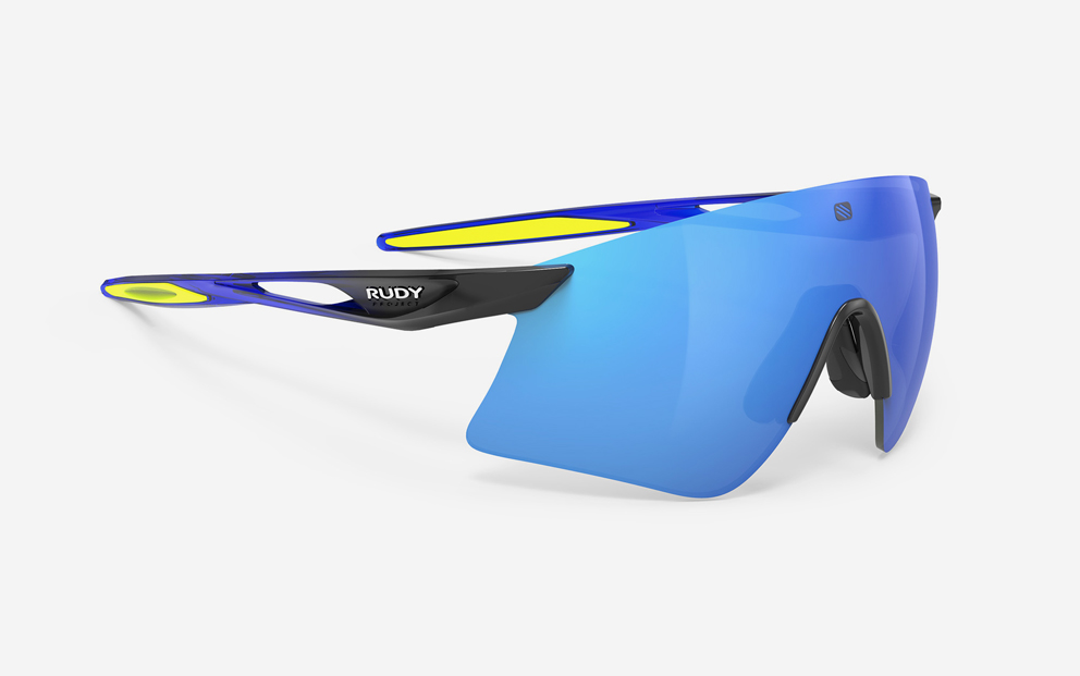 RUDYproject Astral Sphere (ルディプロジェクト アストラルスフィア) ブラック フェード クリスタル ブルーグロスフレーム　ポラール 3FX ASW マルチレーザー ブルーレンズ(SP976542-)
