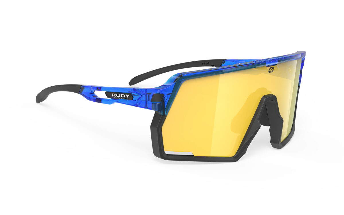 RUDYproject kelion クリスタルブルーグロスフレーム マルチレーザーイエローレンズ(SP850577)