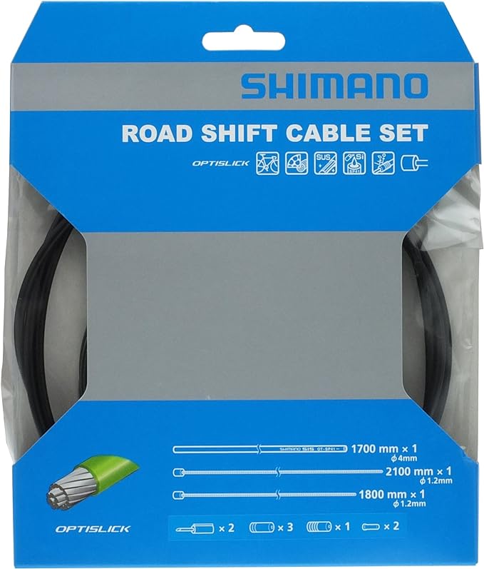 SHIMANO シマノ　ロード用SUSシフトケーブルセット　ブラック