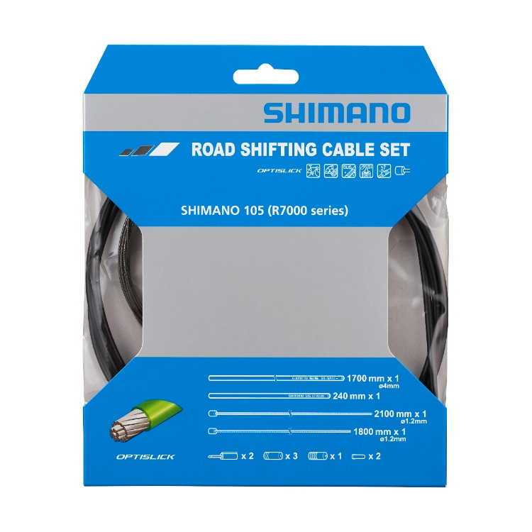 SHIMANO シマノ　ロード用オプティスリックシフトケーブルセット　ブラック　OT-RS900付属